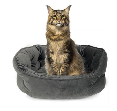 pet Hot Sale Grey Comfortable High Sense Premium Of Pet Sofa Bed For Cat