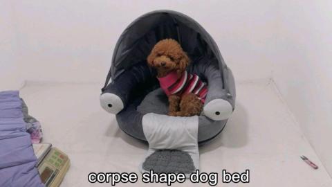 pet Soft Comfortable Special Design Cute Halloween Corpse Shape Dog Pet Bed