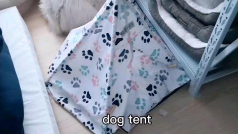 pet Recycled Material Eco Bed For Dogs Foldable Tent Dog Bed