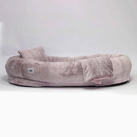 Double Dog Bed For Human Giant Dog Teddy Bed For Human Plufl The Dog Bed For Humans By Plufl