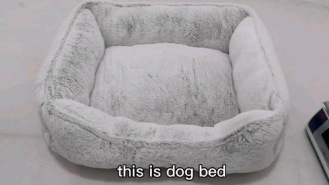 pet Soft Washable Square Oem Cat Dog Accessories Bed