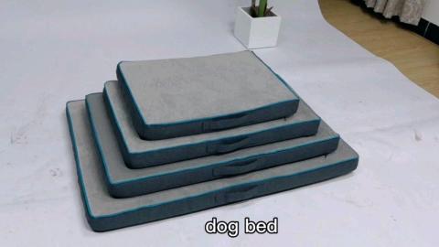 Linen Dog Bed Pet Bed Dog Custom Fabric Dog Bed