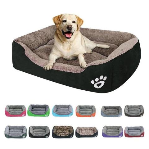 2023 New All Weather Dual Use Double Sided Pet Beds Accessories Breathable Dog Sofa Bed Dog Nest Large Rectangle Pet Beds