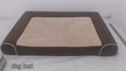 pet Plush Fabric Washable Memory Foam Pet Dog Bed Sofa For Large Dogs With Foam