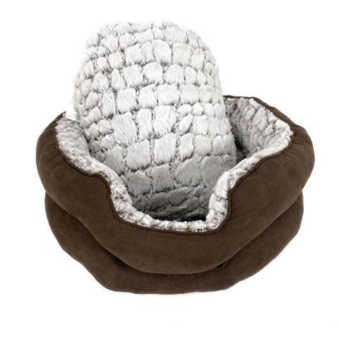  Pet High Quality Medium Grey Luxury Design Dog Bed