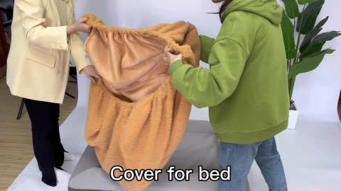 pet Luxury Premium Hooded Dog Bed Removable Cover Extra Sheet For Dog Beds