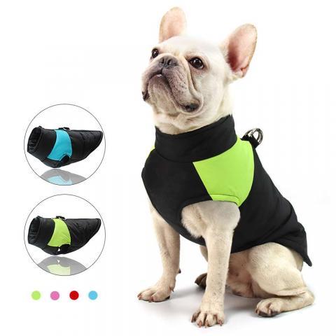 Autumn and winter dog clothes thickened vest pet cotton clothes