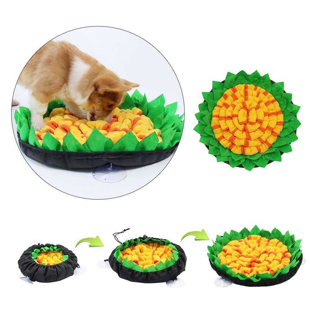 sunflower Type Dog sniffing pad